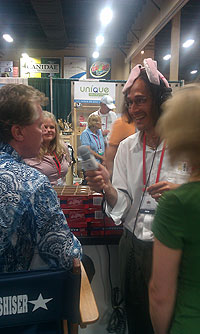 Orel Hershiser, Hal Abrams, Dr. Debbie White at SuperZoo Las Vegas 2011