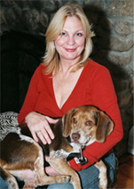 Paula Munier with her Beagle Freddie