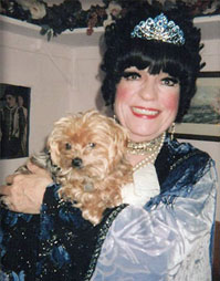 Jo Anne Worley and dog Harmony.663