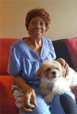 Betty Sanders and Mocha