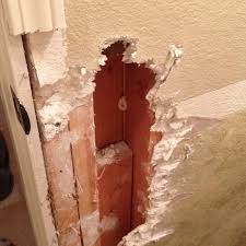 Wall Chewed by Dog   