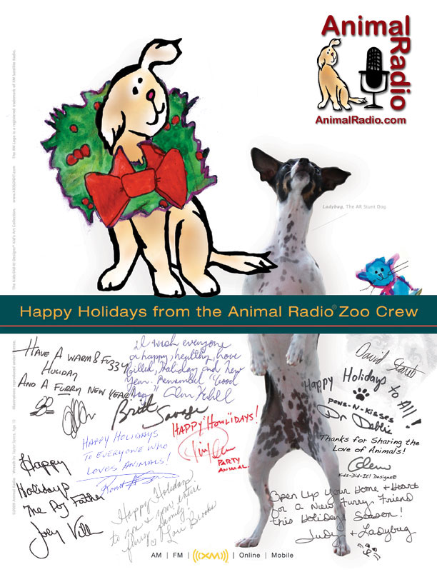 Happy Holidays from all of the Animal Radio Zoo Crew!