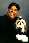 Dr. James Capers and his dog Hope Angel
