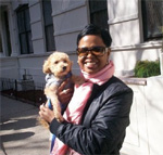 Garnell Shumate and her dog Kenny