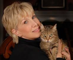 Pam Johnson-Bennett with Cat
