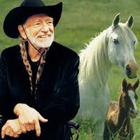 Willie Nelson with horse.657