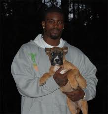 Michael Vick and New Dog Puppy