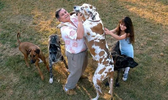 Actor Burt Ward shares his bed with 25 Great Danes - he tells his story on Animal Radio