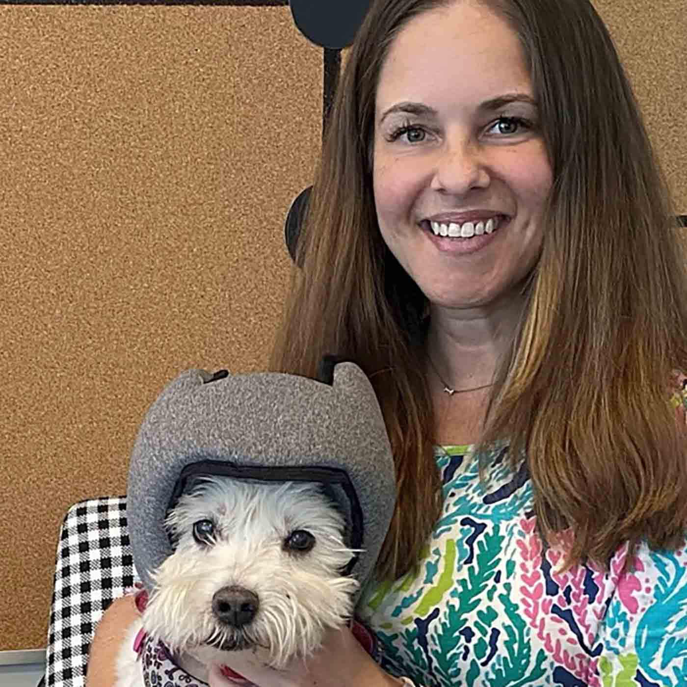 Owner Kirsten Brand for Pawnix, Headphones for Dogs.