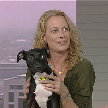 Alison Eastwood with pup