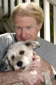 Ed Begley Jr. and dog.646