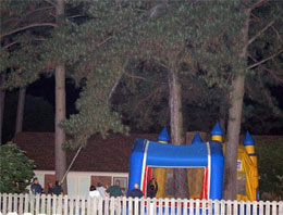 Bouncy house for falling bear.650