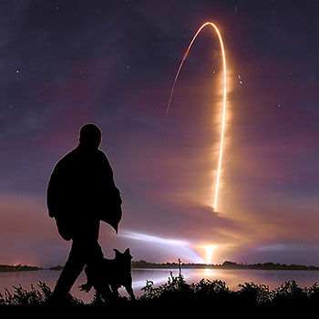 Pet remains sent to the moon
