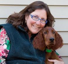 Debra Hamilton with Dog
