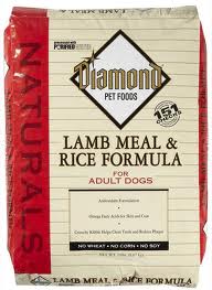 Diamond Lamb Meal &rice Formula Recall.647