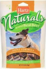 Hartz Naturals Real Beef Treats for Dogs