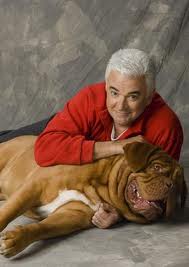 Actor John O'Hurley with dog