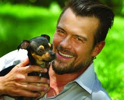 John Duhamel with dog.655