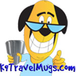 K( Travel Mug logo
