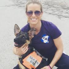 Karissa Hadden with Puppy