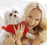 Kristin Chenoweth and her dog Maddie.644