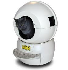 Litter-Robot with cat inside