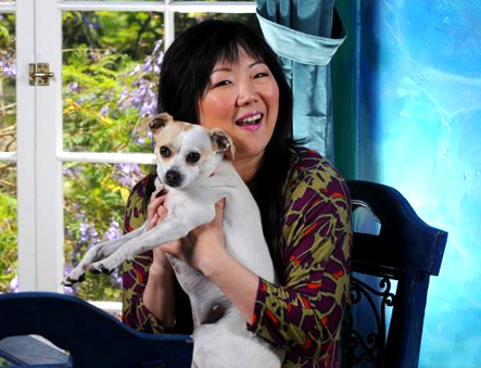 Margaret Cho with Dog