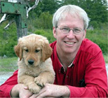Marty Becker with Puppy