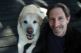 Matthew Gilbert with dog