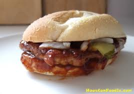 McRib sandwich