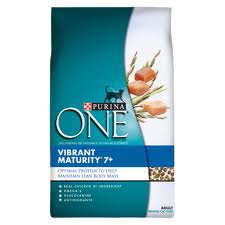 Purina One Vibrant Maturity 7+ cat food