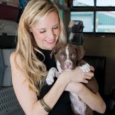 Shannon Kopp with Puppy