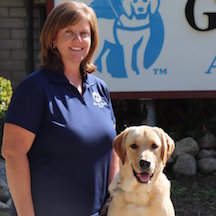 Stephanie Colman with Dog  