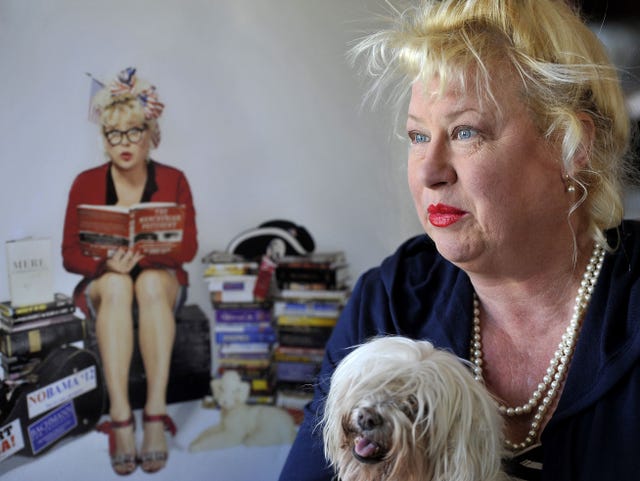 Victoria Jackson with Dogs