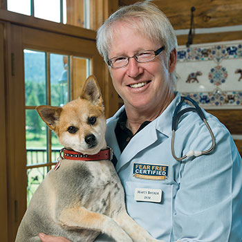 Marty Becker with Dog