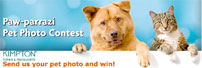 Kimptom Hotels Paw-Parazzi Pet Photo Contest Banner