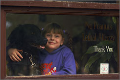 Riley and Rocko the Peanut Sniffing Service Dog